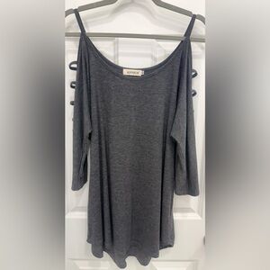 Women's Chic Charcoal Top